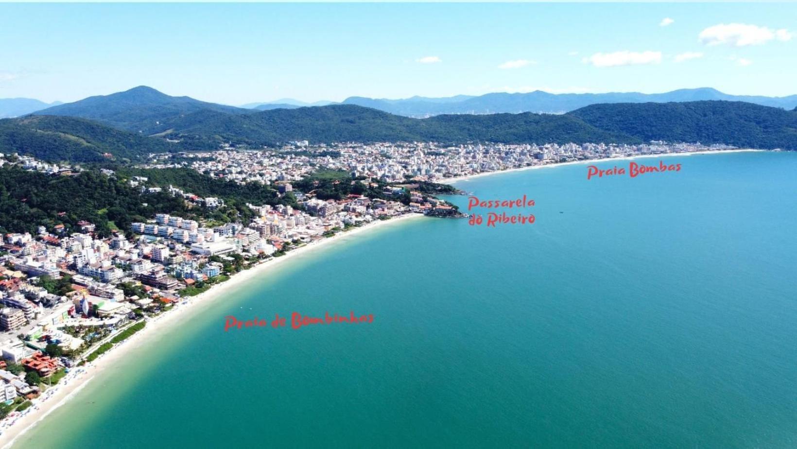 1080 - Apartamento Com Vista Para O Mar Em בומבינאס מראה חיצוני תמונה